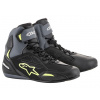 Topánky FASTER-3 DRYSTAR, ALPINESTARS (čierne / sivé / žltá fluo)