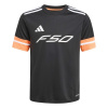 adidas F50 Short Sleeve Training Shirt Juniors Black/Orange 5-6 Years