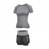 Runner Short 2W fitness set sivá