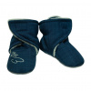 ESITO Capáčky barefoot Softshell Lamb Navy blue Veľ. 4 - stielka: 14 cm