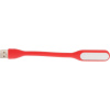 USB svietidlo - prenosné USB lampička farebný variant Červená