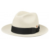 Panamský klobúk Montecristi - klobúk Fedora - limitovaná kolekcia Mayser & Carlsbad Hat Co. Veľkosť: 59 cm (L)