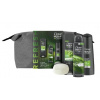 Dove M+C Extra Fresh Men Gift Set (Shower gel 250 ml+ Shampoo 250 ml + Antiperspirant 150 ml + Soap 90 g + Cosmetics Bag)