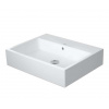 Duravit Vero Air Umývadlo, 60x47 cm, s prepadom, bez otvoru na batériu, WonderGliss, biela 23506000601