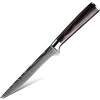 IZMAEL Kuchynský nôž Blade Boning/Čierna/Hnedá 14 cm