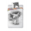 FARO Obliečky Zebra Bavlna, 140/200, 70/90 cm
