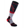 ALPINESTARS ponožky MX pre, ALPINESTARS (černá/červená/šedá) 2026