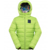 Alpine Pro Douwo Detská obojstranná bunda KJCD336 lime green 140-146