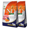 Farmina N & D dog GF PUMPKIN Adult Mini Lamb & Blueberry 2 x 7 kg