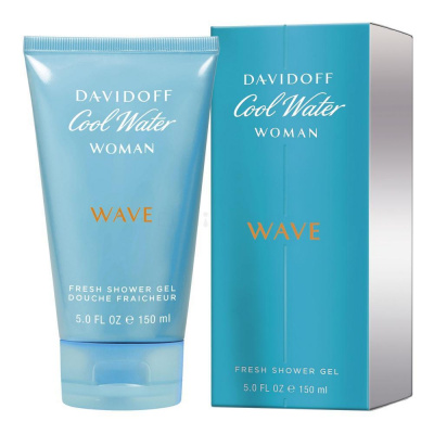 Davidoff Cool Water Wave Woman, Sprchový gél 150ml pre ženy