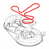 Klinový remeň na kosačku - Husqvarna TC138, TC138M, TC139T, TC238T NONE STRAP (Husqvarna TC138, TC138M, TC139T, TC238T NONE STRAP)