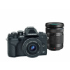 Digitální fotoaparát Olympus E-M10 Mark IV 1442 EZ + 40-150mm II R Pancake double zoom kit black/black/black – cashback