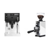 Rancilio Silvia PRO X, black + Eureka Mignon Libra 65 All Purpose, CR white