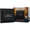 Termostat Heatit WiFi6 Black Matt Wi-Fi Thermostat 3600W 16A