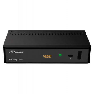 STRONG DVB-T/T2 set-top-box SRT 8215/ s displejem/ Full HD/ H.265/HEVC/ PVR/ EPG/ USB/ HDMI/ LAN/ SCART/ černý (SRT8215)