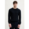 Tommy Hilfiger sveter pánsky bavlnený MW0MW42799 tmavomodrá L