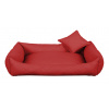 LUXDIAMOND obdĺžnikový pelech pre psa, červený - 80 cm x 65 cm