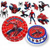 DIGITÁLNA TLAČ Opłatek na tort SPIDERMAN AVENGERS POSTAVY + TEXT ZADARMO 1