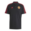 Pánske polo tričko Manchester United M IT4165 Black pattern - Adidas L černá vzor