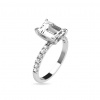 iZlato Forever Diamantová obruč z bieleho zlata pre 2ct diamant Imani, 14K CSTM7PW-200