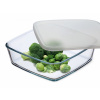 SIMAX Dóza s viečkom plast 1,7 l, 21 x 21 x 6,5 cm, sklo