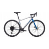 Gravel Marin gestalt x10 bicykel 54 cm 28 modrá (Silný hliníkový kmeň bicyklov pre čierne pancierky)