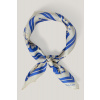 ŠATKA GANT FLORAL PRINT SILK SCARF PERFECT BLUE