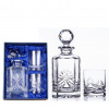 Onte Crystal Bohemia Crystal ručne brúsený whisky set Mašľa 1+2
