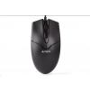 A4tech OP-550NU, myš, 2 kliknutia, 1 koliesko, 3 tlačidlá, USB, čierna