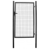 Strend Pro Brána METALTEC ECO, 1000/1200/50x50 mm, antracit, jednokrídlová, záhradná, ZN+PVC, RAL7016