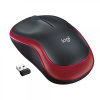 Logitech 910-002240 M185 Bezdrôtová myš červená 1000DPI (910-002240)