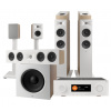 JBL Audio set MA7100HP + STAGE 260F + 245C + 240B vč. stojanů + 240H +220P, bílý
