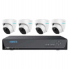 Reolink NVS8-8MD4 set videorekordér a 4ks IP kamera P334, 8x PoE, včetně 2TB HDD ( max. 2x 6TB ), VGA, HDMI, IP kamery 8 (NVS8-8MD4)