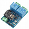 5V ESP8266 MODUL RELÉ Wi-Fi Dual Channel IoT Smart Home