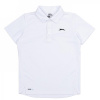 Slazenger Court Polo Shirt Junior White 7-8 Years