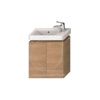 JIKA CUBITO skrinka pod asymetrické umývadielko 48 x 44 x 24,1 cm dub H40J4202005191
