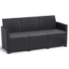 KETER MARIE 3 SEATERS SOFA - grafit