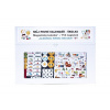 Teddies Kalendár magnetický Škôlka 114ks magnetiek v kartóne 45x32x1cm