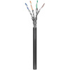 CNS Network W77624 S/FTP, CAT6A, AWG23, 500Mhz, 1000Base-T, medený, vonkajší, UV odolný, 100m, černý
