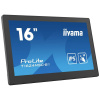 Iiyama ProLite T1624MSC-B1 dotykový monitor En.trieda 2021: E (A - G) 39.6 cm (15.6 palca) 1920 x 1080 Pixel 16:9 25 ms HDMI ™, Audio-Line-out, USB 2.0 IPS LCD; T1624MSC-B1