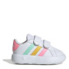 adidas Grand Court 2.0 Infants Shoes Ftwr White/Pul C4 (21)