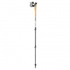 LEKI Cross Trail Carbon white-envy-black 135 cm; Černá hole