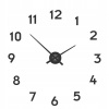 Nástenné hodiny Nextime čierne 90 cm
