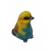 Vtáčik modro-žltý plyš 15 cm