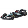 Bburago Mercedes gp F1 W15 Eq Performance Team Amg Petronas Motorsport N 63 Season 2024 George Russell – With Pilot And Showcase 1:43 čierna strieborná zelená