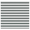 vidaXL Zebra roleta tmavošedá 160x100 cm šírka látky 155,9cm polyester 4014117