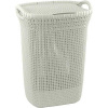Kôš Curver® KNIT 3676 57L, krémový, 45x61x34 cm, na bielizeň, prádlo