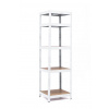 Policový regál Trestles RH 2200x600x450, nosnosť 1750 kg, 5 políc Farba: biela, Typ police: drevená MDF 5,4 mm
