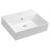 Isvea SISTEMA Keramické umývadlo 50x42cm, biela 10SF50051