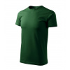 Tričko Basic 129 - 3XL, 06 - fľaškovozelená